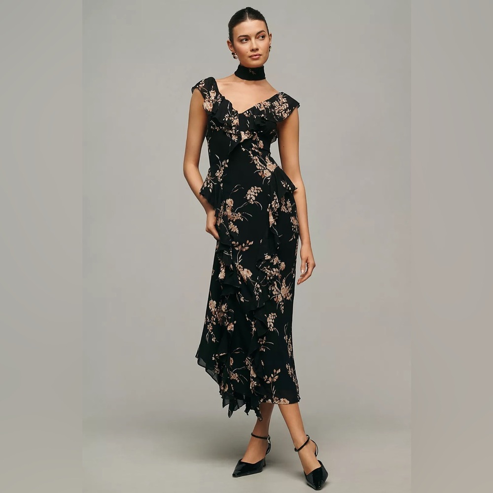 NWT Reformation Silvana Scarf Dress